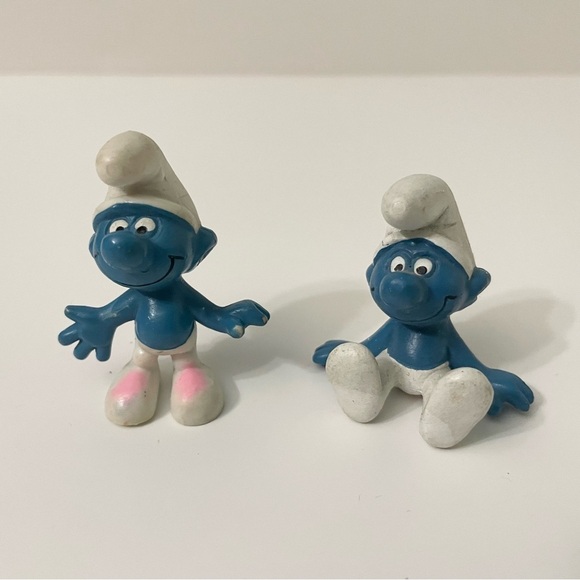 Lot of 4 Smurf Smurfette Figures Toys Ballerina - Picture 2 of 16
